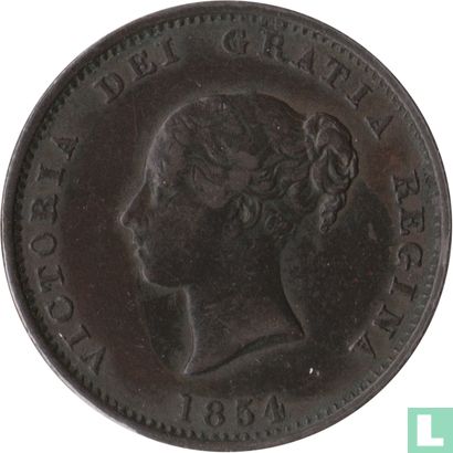 Nouveau-Brunswick ½ penny 1854 (cuivre) - Image 1