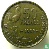 Frankrijk 50 francs 1958 - Afbeelding 1
