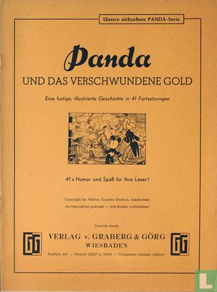Panda und das verschwundene Gold - Afbeelding 1
