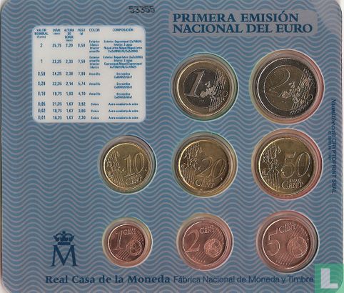 Spain mint set 2002 - Image 2