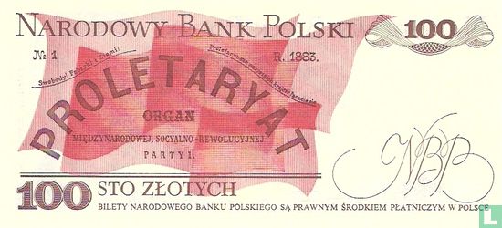 Pologne 100 Zlotych 1982 - Image 2
