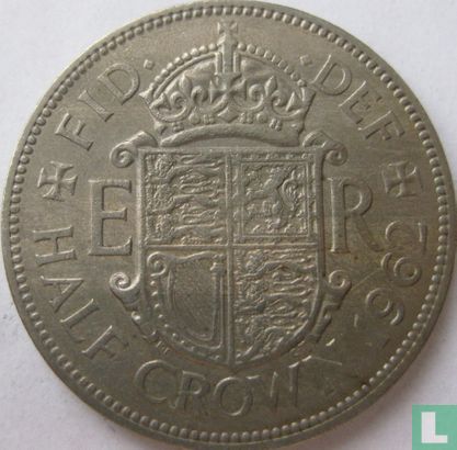 Royaume Uni ½ crown 1962 - Image 1
