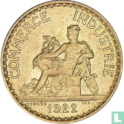 Frankrijk 1 franc 1922 - Afbeelding 1
