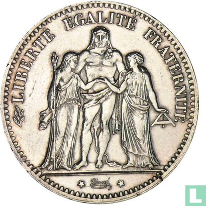 France 5 francs 1877 (K) - Image 2