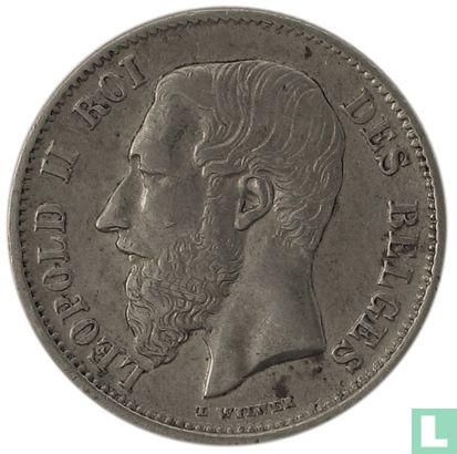 Belgique 50 centimes 1898 (FRA) - Image 2