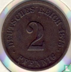 Duitse Rijk 2 pfennig 1875 (F) - Afbeelding 1