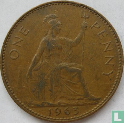 Vereinigtes Königreich 1 Penny 1963 - Bild 1