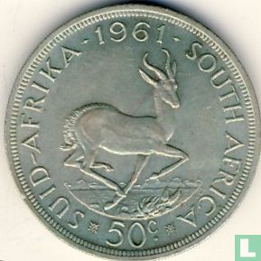 South Africa 50 cents 1961 - Image 1