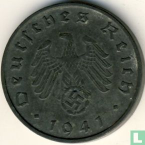 Empire allemand 10 reichspfennig 1941 (B) - Image 1