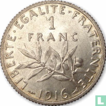 Frankrijk 1 franc 1916 - Afbeelding 1
