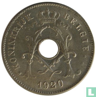 Belgique 10 centimes 1920 (NLD) - Image 1