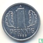 GDR 1 pfennig 1988 - Image 1