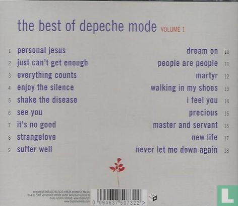 The best of  Depeche Mode - volume 1 - Afbeelding 2