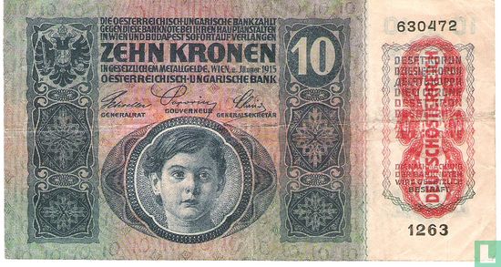 Deutschösterreich 10 Kronen ND (1919) - Image 1
