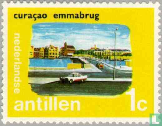 Islands, Curacao,Emma Pontoon bridge