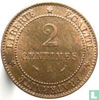 France 2 centimes 1895 - Image 2