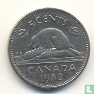 Canada 5 cents 1982 - Afbeelding 1