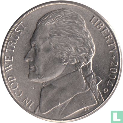 États-Unis 5 cents 2004 (D) "Bicentenary of Louisiana purchase" - Image 1