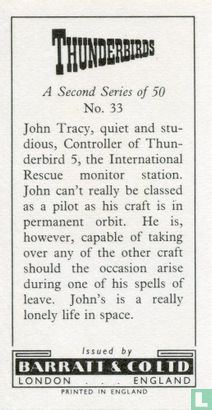 John Tracy, quiet and studious, Controller of Thunderbird 5, the International Rescue monitor station. - Afbeelding 2