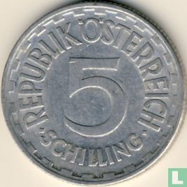 Autriche 5 schilling 1952 - Image 2