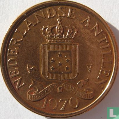 Nederlandse Antillen 1 cent 1970 (wapenschild) - Afbeelding 1