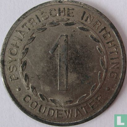 Coudewater psychiatrische inrichting 1 cent 1928 - Image 1