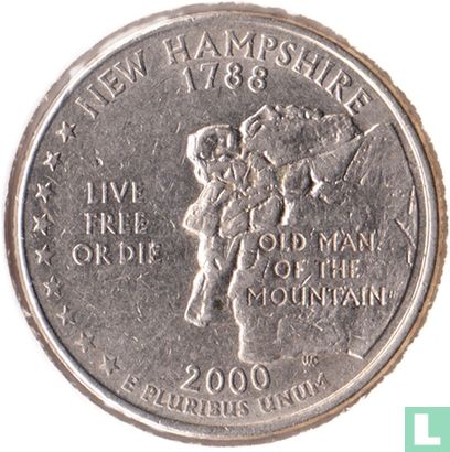Vereinigte Staaten ¼ Dollar 2000 (P) "New Hampshire" - Bild 1