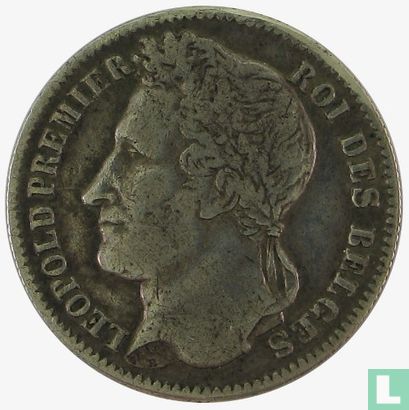 Belgique ¼ franc 1843 - Image 2