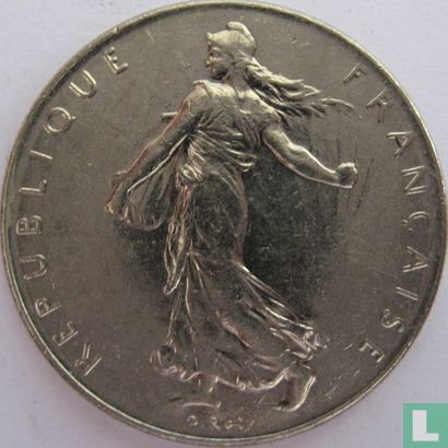 France 1 franc 1976 - Image 2