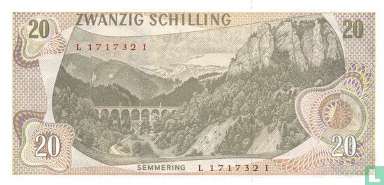 Austria 20 Schilling 1967 - Image 2