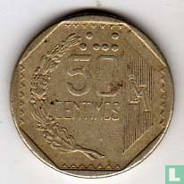 Pérou 50 céntimos 1993 - Image 2