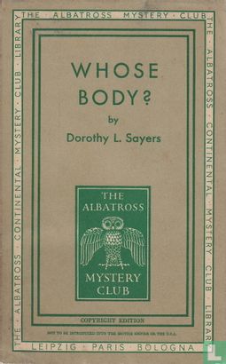 Whose Body? - Afbeelding 1