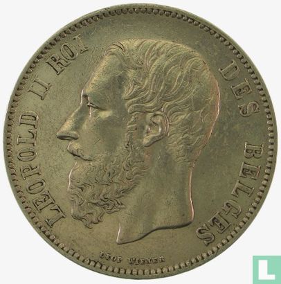 Belgien 5 Franc 1870 - Bild 2