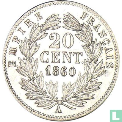 Frankrijk 20 centimes 1860 (A) - Afbeelding 1