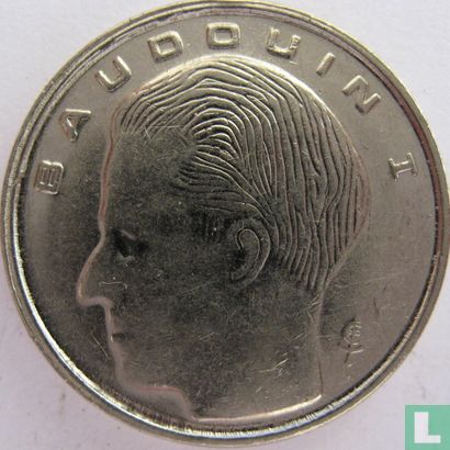 België 1 franc 1990 (FRA) - Afbeelding 2