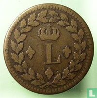 France 1 décime 1814 (L - DÉCIME. 1814.) - Image 2