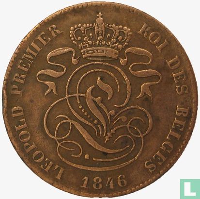 België 2 centimes 1846 - Afbeelding 1