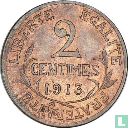 Frankrijk 2 centimes 1913 - Afbeelding 1