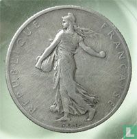 Frankrijk 2 francs 1900 - Afbeelding 2