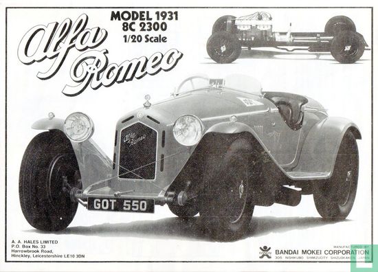 Bandai Alfa Romeo 8C 2300 1931 - Bild 1