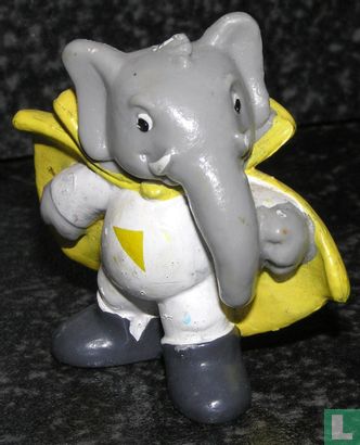Elefant mit gelbem Kap