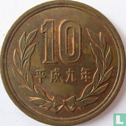 Japan 10 yen 1997 (year 9) - Image 1