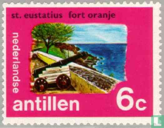 Eilanden, St.Eustatius, fort Oranje