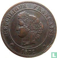 Frankrijk 5 centimes 1872 (K) - Afbeelding 1