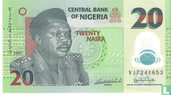 Nigeria 20 Naira 2007 - Bild 1