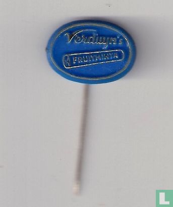 Verduyn's Fruitminta (large oval) [gold on blue]