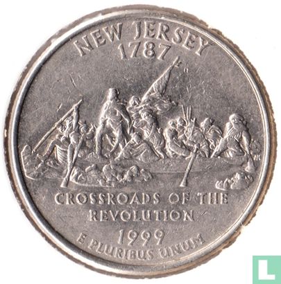 United States ¼ dollar 1999 (P) "New Jersey" - Image 1