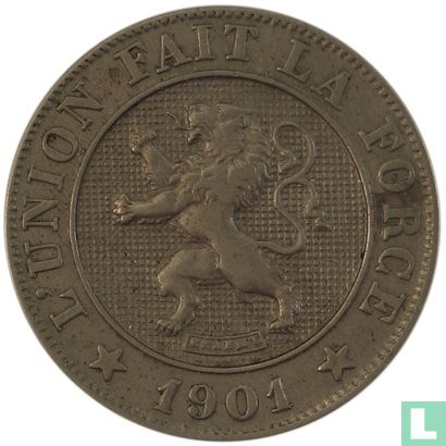 Belgique 10 centimes 1901 (FRA - type 1) - Image 1