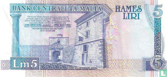 Malta 5 Liri   - Afbeelding 2