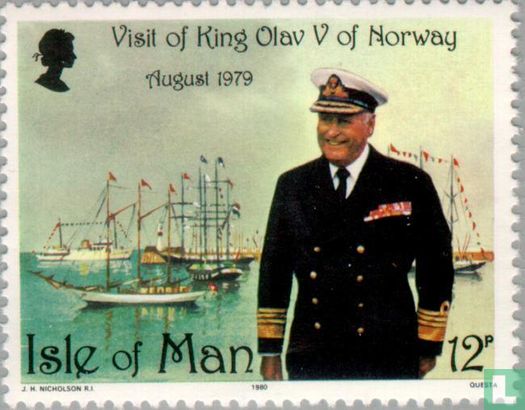 Visite du roi Olav V